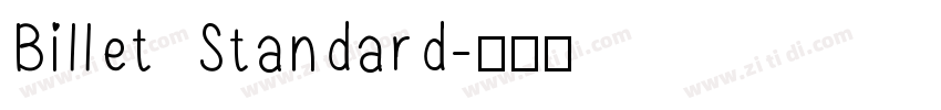 Billet Standard字体转换